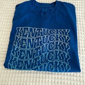 Blue Dry fit Kentucky Graphic T-Shirt